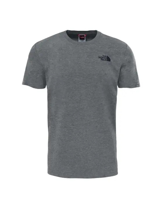 Camiseta Hombre The North Face Red Box Gris Oscura - 1