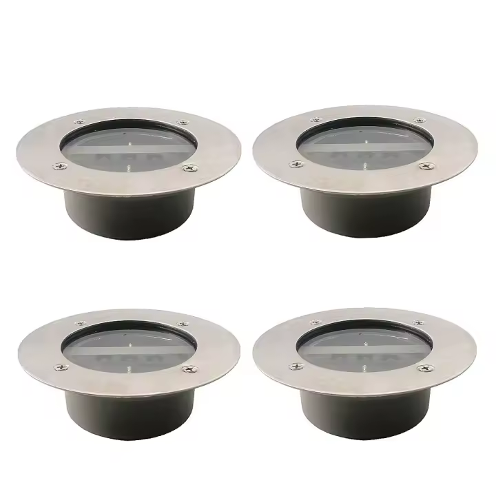 Luz solar para exteriores, paquete de 4 3 Luces LED Solares para Jardín, Agua resistant IP65 - 1
