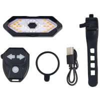 SSITO Señal de Giro y Luz Trasera para Bicicleta - Efectos de Sonido, Remote Control Inalámbrico - details 0