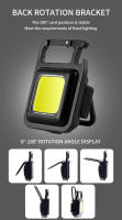 Linterna LED COB Miniatura Super Brillante EDC Llave De Iluminación Para Camping Emergencias Exteriores Con Imán En La Cola Y Abrazadera De Tapa - details 5