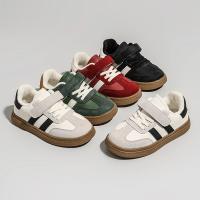 Zapatillas Casuales Para Niños Y Niñas Negras Con Suela Suave Antideslizante Alemanas Para Entrenamiento Unisex Cuero PU Todas Las Estaciones Rojo Moda Otoño Invierno Zapatos Bebé Niños - details 6