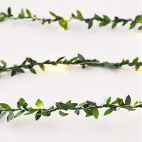 Luces De Cadena LED De Hoja Artificial Para Decoración De Navidad Fiesta De Bodas Y Hogar Guirnalda De Flores Faeirys Exterior Interior - details 2