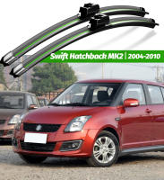 LimpiaFrente LimpiaFrenteanteriores Para Suzuki Swift Hatchback 2004-2010 Plegable Natural Caucho Negro Y Verde Accesorios De Ventanas - details 0