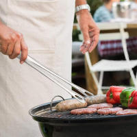 Pinzas De Barbacoa De Acero Inoxidable 304 Para Cocinar Herramientas De Cocina Accesorios De Cocina Tongs De Carne Eco-amigables - details 2