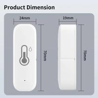 Sensor De Temperatura Y Humedad WiFi/Zigbee TNCE Tuya Monitor De Termostato Y Higrómetro Para Interior Compatible Con Alexa Google Home - details 6