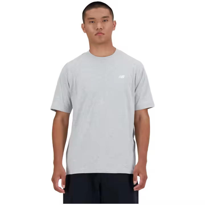 Camiseta de Manga Corta New Balance Small Logo para hombre en color gris - 1