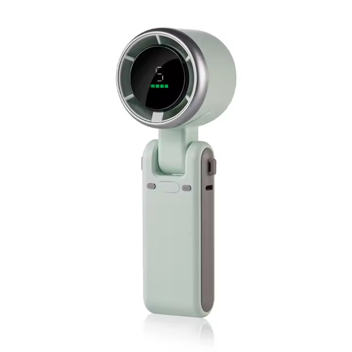 Mini Ventilador Portatil, Ventilador USB con 5 Velocidades Potentes y Motor sin Escobillas, Ventilador Plegable de Escritorio/Cuello/Bolsillo para Viajes, Maquillaje, Cámping(Gris Estrellado) - 1
