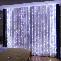 Guirnalda De Luces LED Para Ventana Con Control Remoto Decoración De Navidad Y Año Nuevo Luz Festiva USB Multicolor - details 4