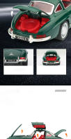 Mercedes-Benz 300SL 1:32 Coche De Juguete De Aleación Clásica Y Vintage Con Sonido Y Luz Vehículo Metálico Miniatura Para Niños - details 7