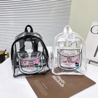 Mochila Grande De Transparencia En Gel Para Moda Bolsa De Compras Estilo Juego Material Principal No Tejido Línea De Color - details 16