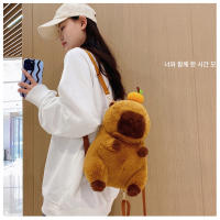 Mochila De Peluche Capybara Kawaii Moda Muñeco Peluche Bolsa De Hombro Para Niños Bolsa Miniatura Regalo Para Novia - details 10