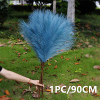 1Pcs Decoración De Pampas Falsa Pluma De Grama Artificial Phragmites Australis Decoraciones De Vaso Plantas Falsas De Juncos Eterna Flor Silken Para Adornos Del Hogar - details 10