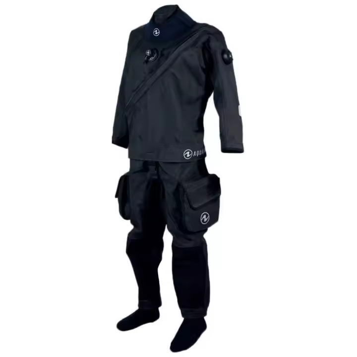 Aqualung Traje Seco Alaskan Negro Hombre - 1