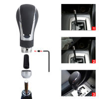 Pomo De Cambio De Marchas De Cuero Universal Para Automóvil Compatible Con M8 M10 M12 Nivel De Cambio Automático Y Manual Transmisión Personalidad Manija De Cambio De Marchas - details 4
