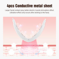 Nuevo producto, modelo privado, instrumento de adelgazamiento facial con control remoto, artefacto de adelgazamiento facial, masajeador de microcorriente EMS, instrumento de belleza facial en V - details 3