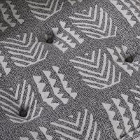 Cojín de palets gris 120x80x12 cm de tela - details 4