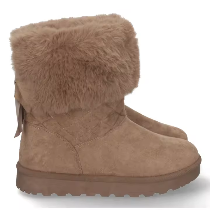 PuntoSalao Botas australianas con detalle lazo mujer color kaki - 1