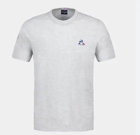 Camisetas Le Coq Sportif modelo Ess Tee Ss N°2 M Gris Chiné Clair en color Gris - 1