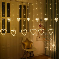 Luz De Enredadera LED En Forma De Corazón Para Decoración De Navidad Fiesta De San Valentín Boda Año Nuevo En Casa - details 7