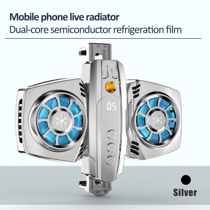 Enfriador de Teléfono Celular, Ventilador de Refrigeración Semiconductor de Doble Núcleo, Radiador de Teléfono Móvil… — oferta en Miravia