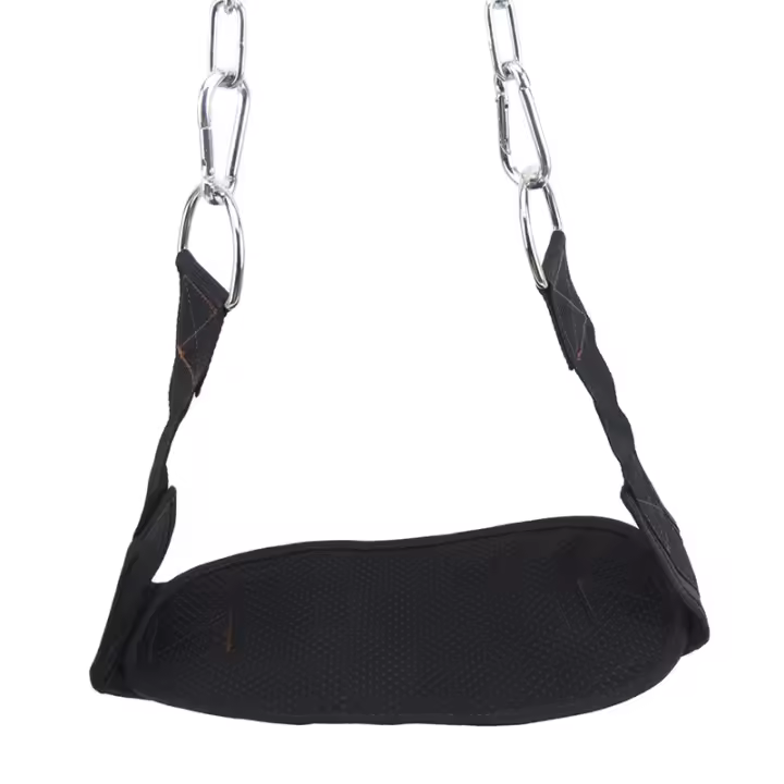 Cinturón De Pesas De Neopreno Grueso Para Levantamiento De Pesos Con Cadena Para Pull up Chin up Kettlebell Barbell Fitness Bodybuilding Gym - 1
