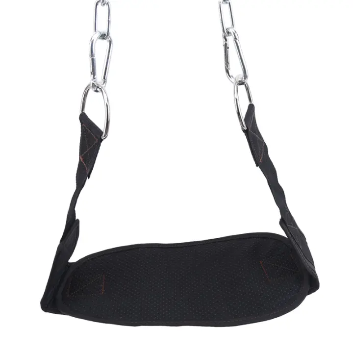 Cinturón De Pesas De Neopreno Grueso Para Levantamiento De Pesos Con Cadena Para Pull up Chin up Kettlebell Barbell Fitness Bodybuilding Gym - 1