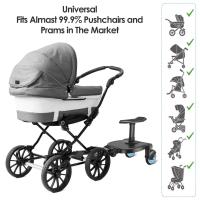 The second child baby stroller,, folding, universal, auxiliary pedal, travel sneak baby a good helper, travel talisman, accessories to assist, baby stroller rear hanging small tail car, safe and stable, height adjustable, anti-kick design, easy to install - details 4