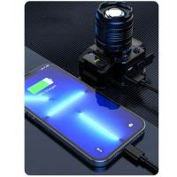 Linterna Frontal Recargable USB Super Brillante Con 5 Modos De Iluminación Pantalla Digital Para Pesca Al Aire Libre Y Camping - details 9