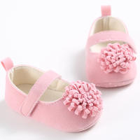Zapatos De Bebé Para Niñas Mary Jane Con Lazo Y Adorno Floral Antideslizantes Y Transpirables Para Todas Las Estaciones - details 4