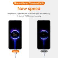 Cargador Rápido USB 120W Para Xiaomi 12 11 Mi POCO X5 X4 pro Redmi Note 9 10 11 Adaptador De Energía Con Cable Tipo C 6A - details 0