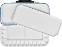 Paleta de acuarela, plegable y portátil, ideal para acuarela, acrílico y óleo. Un regalo ideal para artistas (Azul). Unidad 1. - details 2