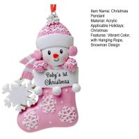 Colgante De Navidad En Forma De Calcetines Y Payaso De Resina Adorno Para Coche Y Mochila Regalo De Adornos Navideños - details 2