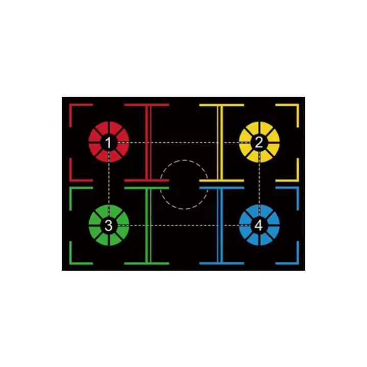 Alfombra De Entrenamiento De Baloncesto Antideslizante Y Silenciosa Para Niños Y Adolescentes Material Grueso Para Control De Bola Y Ejercicios De Dribling Interior - 1