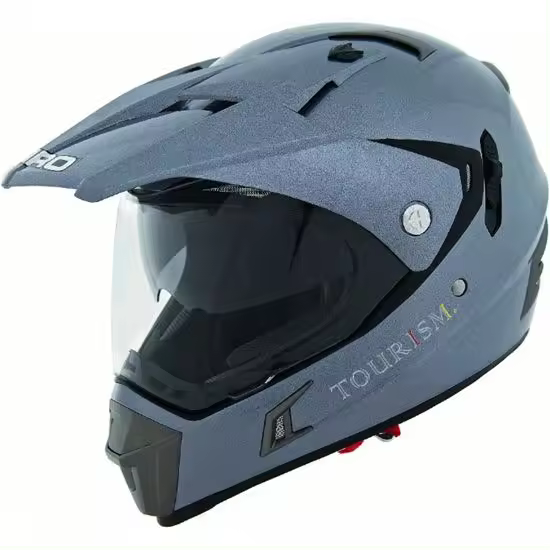 SHIRO SH-311 TOURISM GRIS GAFAS SOLARES CASCO TRAIL - 1