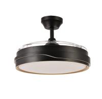 FABRILAMP Ventilador Dc Tempano Negro/oro 72w 3aspas 107d 7200lm 6vel 3000k,4500k,6000k, Remoto+temporizador+memoria Incluye mando a distancia y dos tijas de 10 y 25 centímetro Productos originales calidad de confianza - details 5