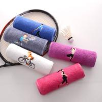 Toalla De Secado De Algodón De Alta Calidad Color Sólido Transpirable Deportiva Portátil Absorbe Sudor Toalla De Yoga Para Camping Al Aire Libre - details 14