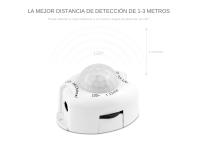 Tira De Luz LED Con Sensor De Movimiento PIR 12V 110V 220V Auto Encendido/apagado Para Escaleras Armario Cocina 1M 2M 3M 4M 5M - details 3