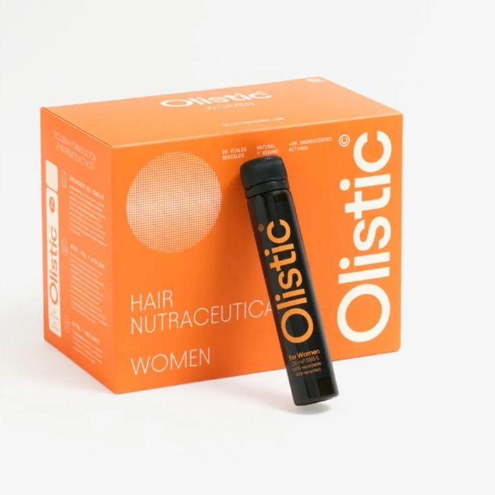 Olistic WOMEN - 28 Ampollas  las Fibras Capilares y Ayuda a Prevenir la Caída de Pelo, Na, Vegano, Sin Gluten - 28 Ampollas