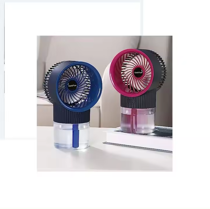 Pequeño Ventilador, Enfriador Aire Acondicionado. Silencioso, Tanque de Amplia Capacidad, Tres Velocidades, Larga Duración de la Batería. Cooling Fan . Oficina. - 1