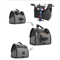 Bolsa De Manillar De Bicicleta Grande Capacidad Impermeable Multifuncional Para Almacenamiento Ciclismo Soporte Espalda/Muñeca/Marco - details 2
