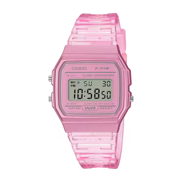 Casio Reloj F-91ws-4ef Rosa Mujer - 1