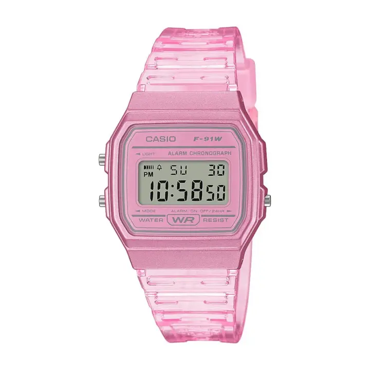 Casio Reloj F-91ws-4ef Rosa Mujer - 1
