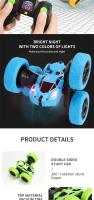 Coche De Acrobacia RC Para Niños Y Adultos Control Remoto 2.4G Doble Cara Rotación 360 Grados off Road Regalo Para Niños Y Adultos - details 7