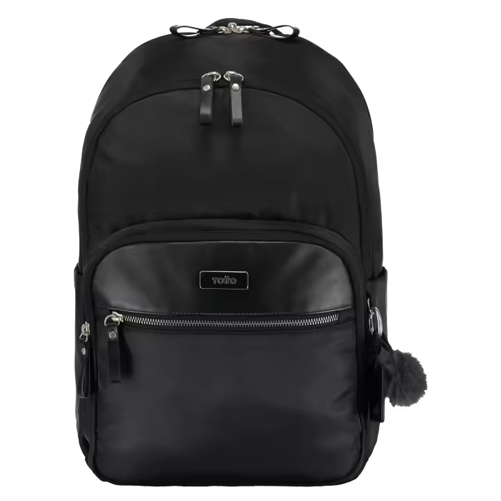 Totto España Mochila Mujer para Portátil 13 - Adelaide 3 con Bolsillo Secreto y Llavero Extraíble - 1