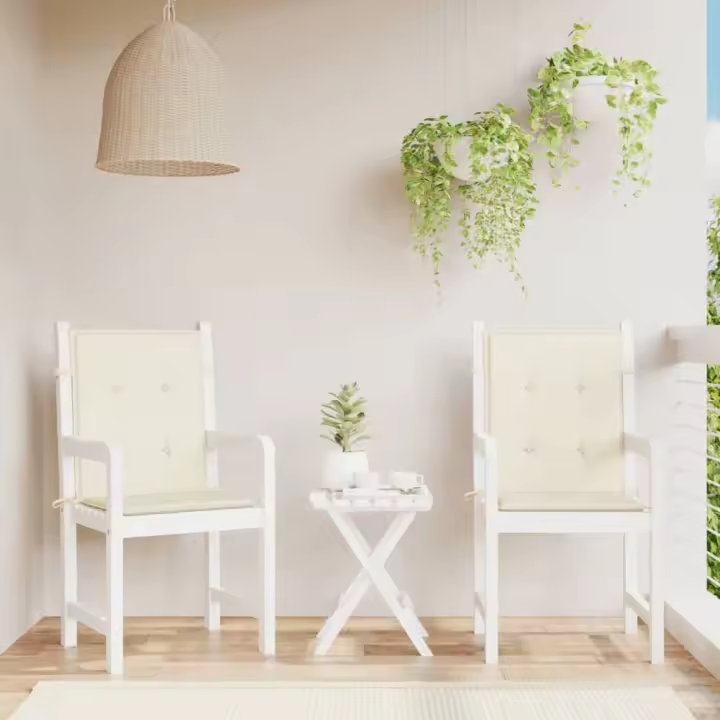 Tela de lona Oxford Bajo 2 UDS Jardín Silla Jardín - 1