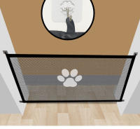 Valla Para Perros Con Red Isolada Y Andén Plegable Malla Respirable Playpen Para Seguridad De Mascotas Fences Para Animales - details 11