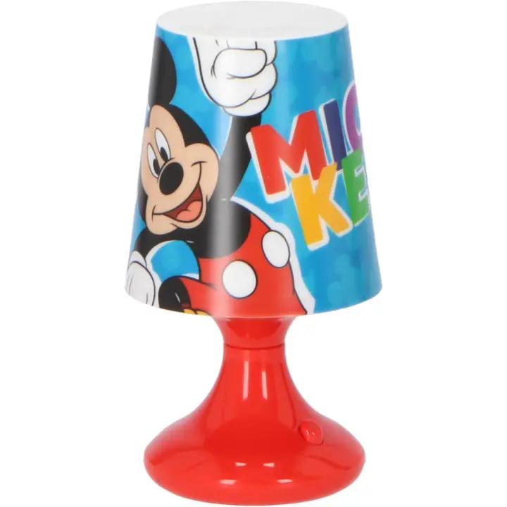 Mickey Mouse - Lámpara de Escritorio 78164 - Roja - 18x8,5 Cm - 1