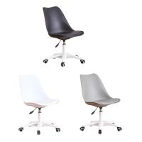 LUTODY - Silla oficina giratoria regulable, Asiento polipiel cuero sintético, Despacho escritorio, Estilo nórdico ergonómico, Con rueda suave - details 0