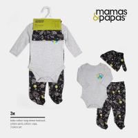 Ropa infantil de otoño para mamá y bebé, camiseta de manga larga con estampado de dibujos animados para el hogar, caja de regalo de cinco piezas de colores combinados - details 13