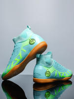 Zapatos De Fútbol Profesionales Para Adolescentes Y Adultos Duros Y Cómodos Antideslizantes Entrenamiento Interior Suela De Goma - details 4